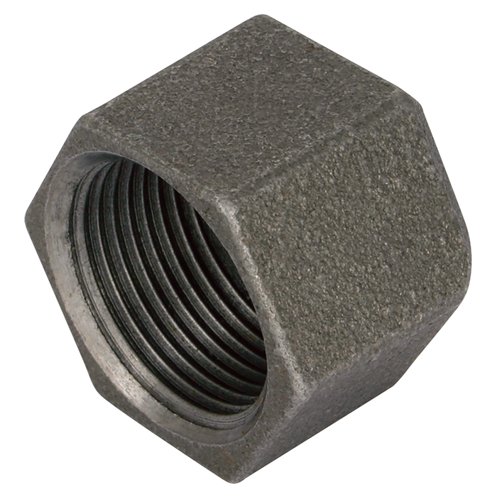 1.1/2"Bspp Female Cap Black Gf300