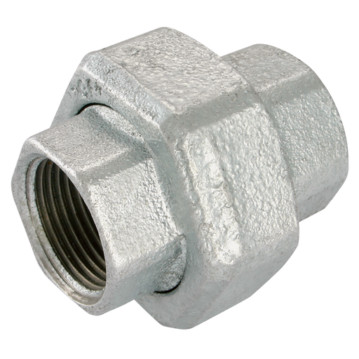1.1/2"Bspp Fem T/Seat Union Galvanised Gf340G