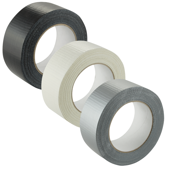 Silver 72Mm X 50 Mtrs Stand Cloth Tape