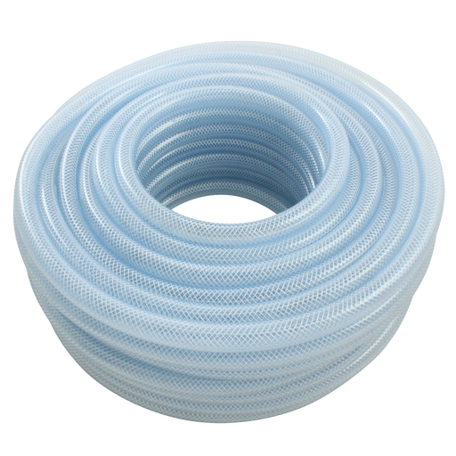 1/2" Heavy Duty Food Grade Braided Pvc Clear 100M