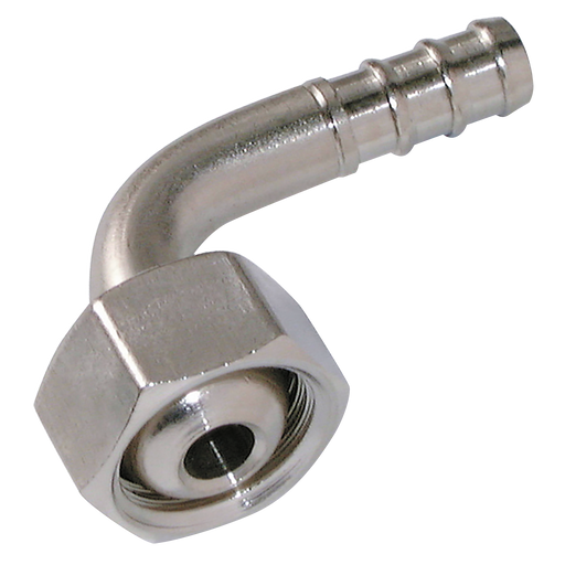 13Mm Id Hose X 1/2" 90¬¨‚Àû Elbow Cone Brass