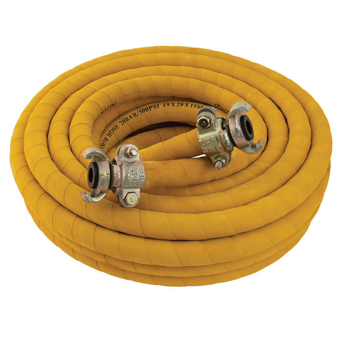 300 Psi Compressed Air Hose Assy C/W Safety Claws