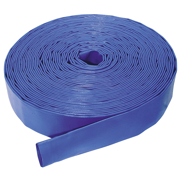2" Id Blue Layflat Hose 100 Mtr Coil