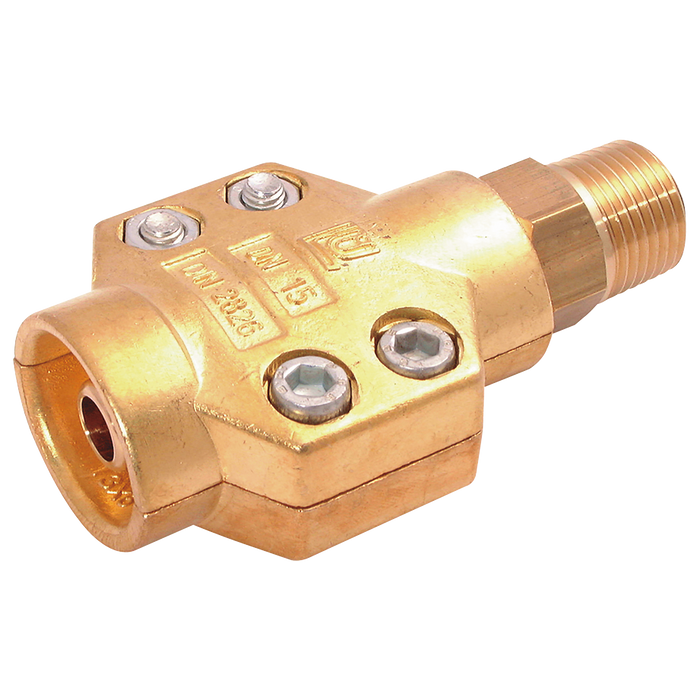 1" Male Brass Steam Clamp And Coupling