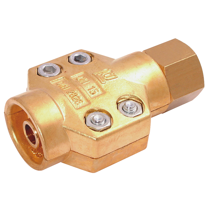 1/2" Female Brass Steam Clamp And Coupling
