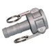 Camlock 1" Id Hose Coupler "C" Aluminium