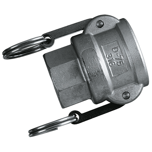 3" Npt Fem Camlock Type D Aluminium