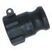 Camlock 1" Bspp Fem Plug "A" Polyprop