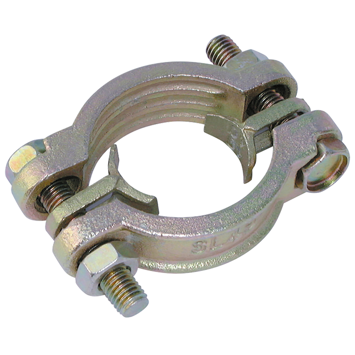 151-165Mm Z/Yellow Plated M/Iron Clamp