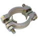 151-165Mm Z/Yellow Plated M/Iron Clamp