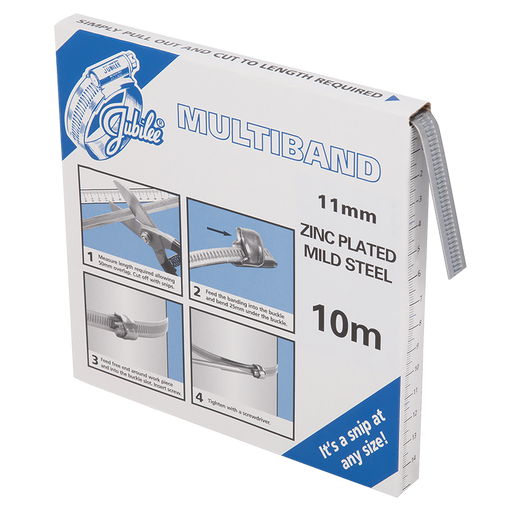10Mtr X 11Mm Mild Zinc Plated Multiband