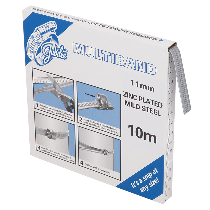 10Mtr X 11Mm Mild Zinc Plated Multiband
