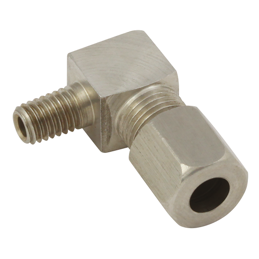 6Mm X M8X1 Elbow St.St Lub System