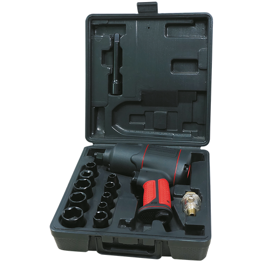 1/2" Aeropro Sq Drive Impact Wrench Set