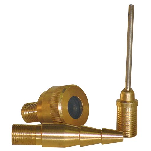 3Pc Nozzle Kit Inflates Tyres And Football