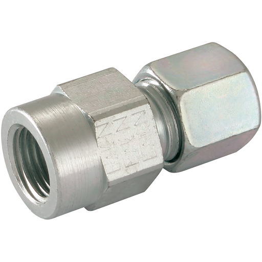 12Mm Od X 1/2" Bspp Fem And Seal St/St (S)