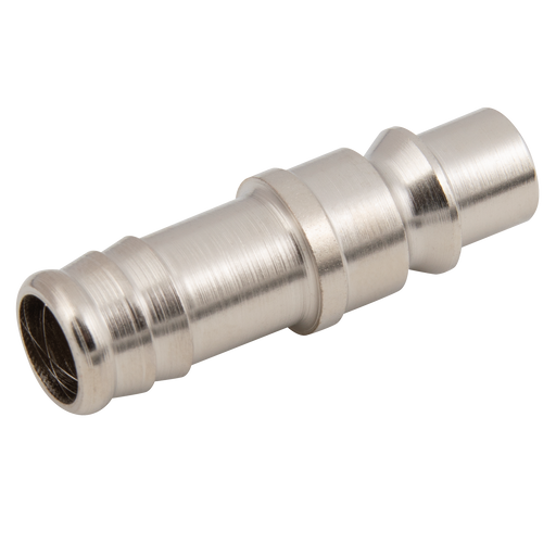 08Mm Hosetail Plug Steel Nickel Plated