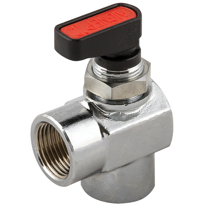 Angle Mini Ball Valve - 1/8