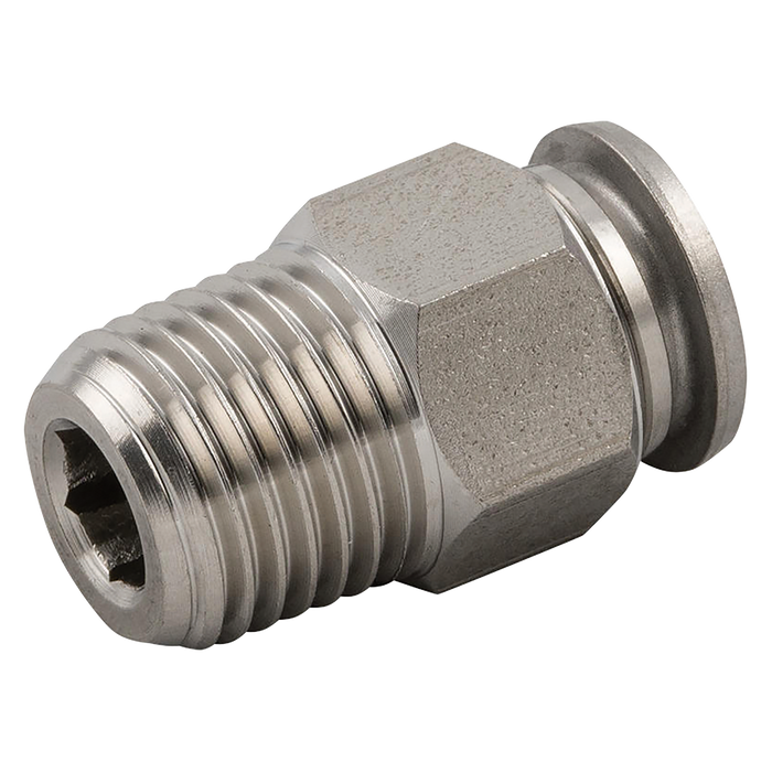 08Mm Od X 1/4" Bspt Male Stud 316 St/St