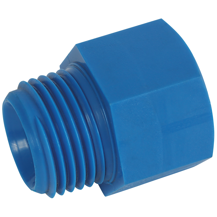 1/4" Bspt Male X 1/4" Bspt Fem Bush Blue