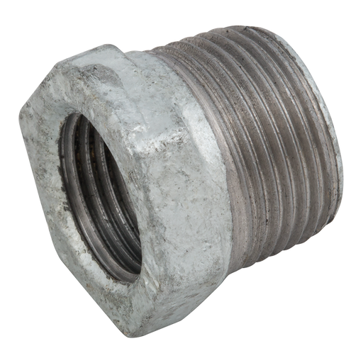 1.1/2"X1.1/4"Bspt/P Male/Fem Bush Galvanised
