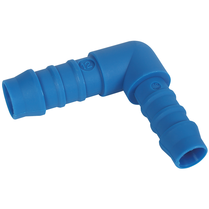 3/4" Id X 5/8" Id Hose Reduce Elbow Blue