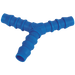 1/8" Id Hose Equal "Y" Blue Plastic