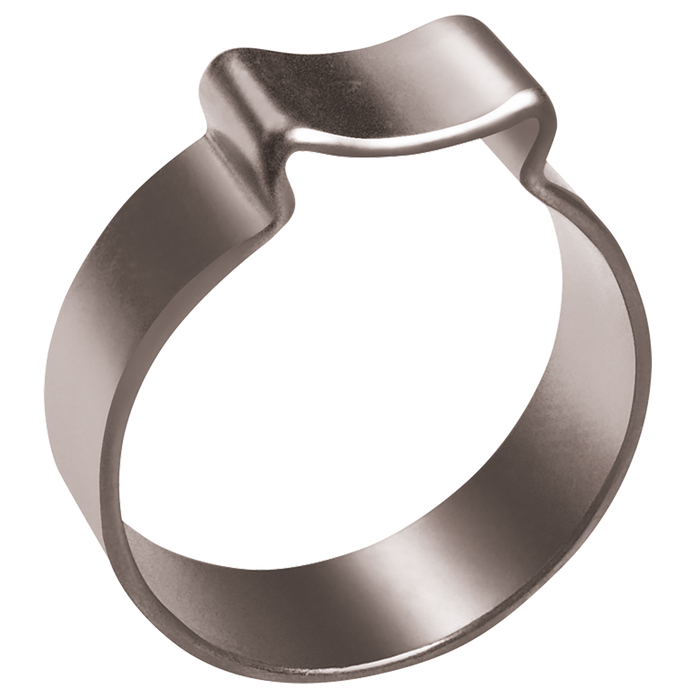 10-12Mm 1-Ear Hose St/Steel Clip