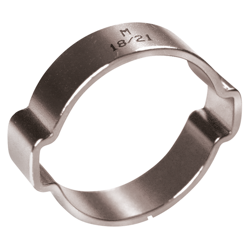 20-23Mm 2-Ear Hose St/Steel Clip