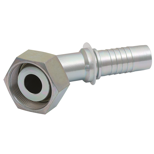 M24 X 1.5 Metric (Gaz) Female 45¬∞ Swept Elbow 1/2" Hose Id