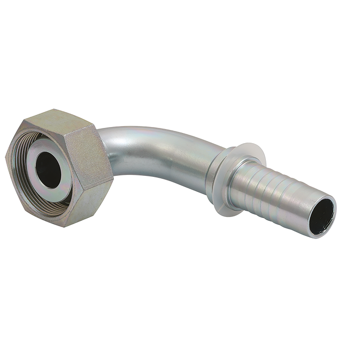 M24 X 1.5 Metric (Gaz) Female 90¬∞ Swept Elbow 1/2" Hose Id