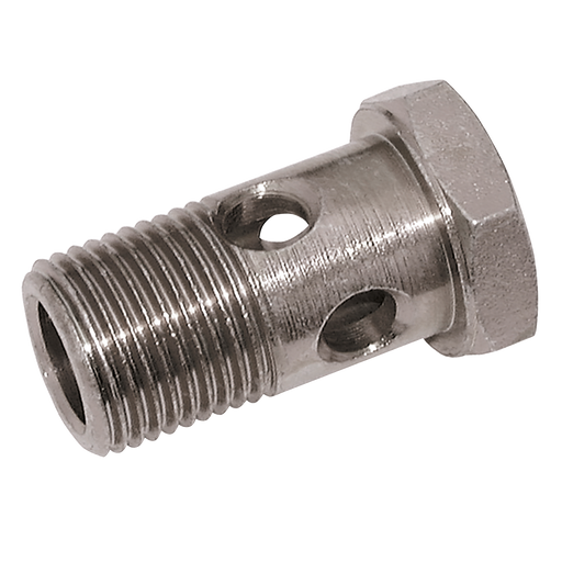 M12 X 1.5 Metric Male Banjo Bolt Steel