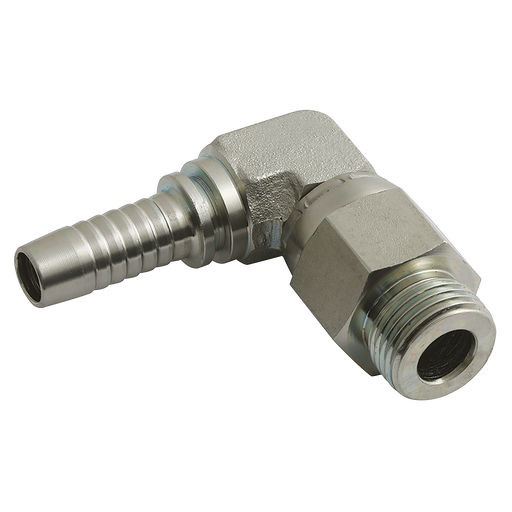 3/4" Sae Male O-Ring Boss X Hose Tail 90¬∞ Elbow