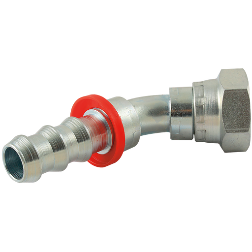 3/4" Jic Female X Hose Tail 45¬∞ Elbow