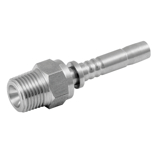 3/8" Bsp Tapered Male X Hose Tail 1/2" Hose Id