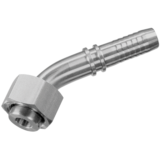 1.7/16" Orfs Female X Swept Hose Tail 1" Hose Id