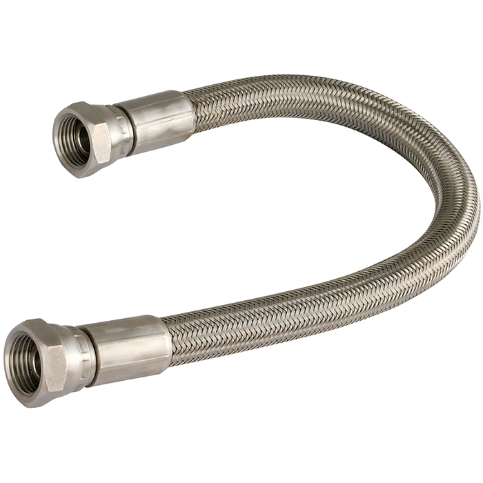 1/2" Bsp Female X 1/2" Id Metallic Flexible Hose Ptfe