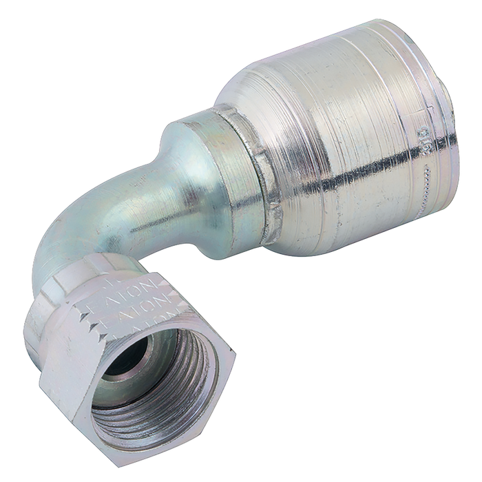 1.7/16" Ors Female 90¬∞ Swept Elbow Hose Id 1"