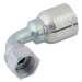 13/16" Ors Female 90¬∞ Swept Elbow Hose Id 1/2"