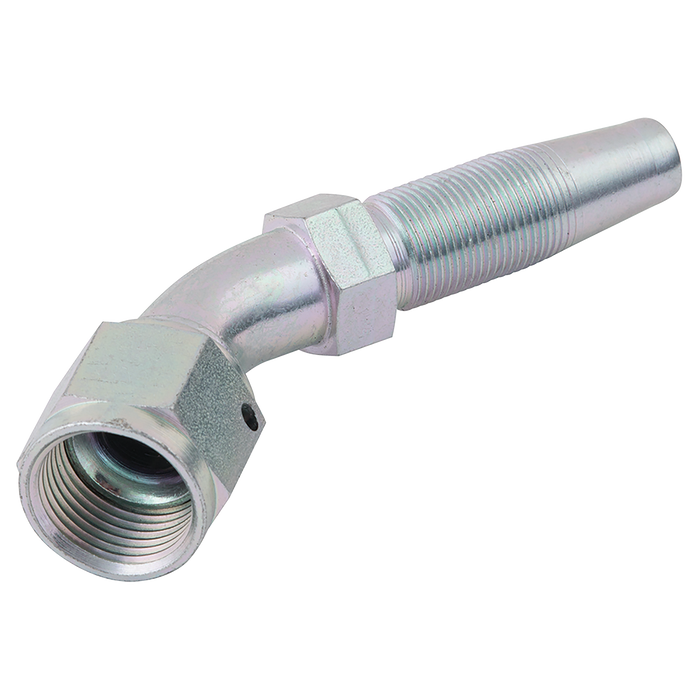 1.1/16" Sae/Jic Female X 16Mm Hose Id Reusable 45¬∞ Elbow