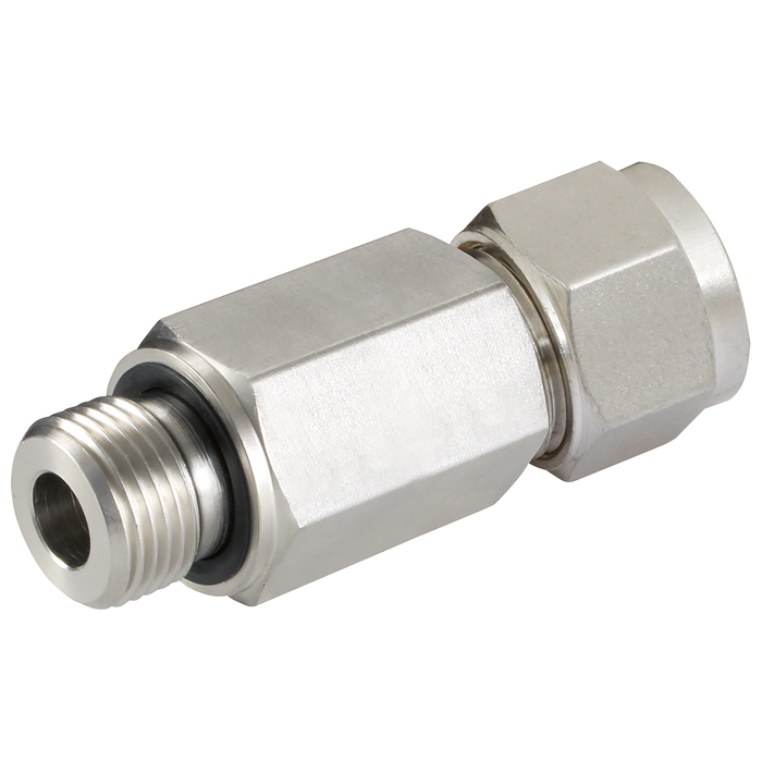 Long Male Conn 3/8 Od 9/16-18 Sae/Ms