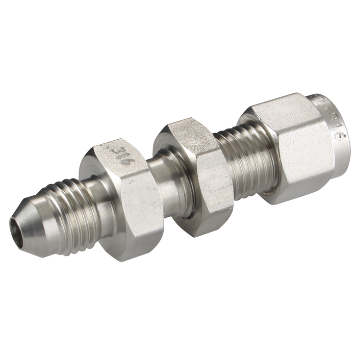 An Bulkhead Union 3/8 Od 3/8 An