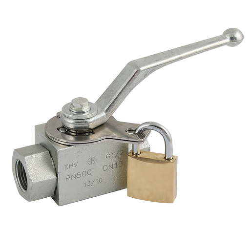 3/4" Bsp Parallel Female Ball Valve 2 Way Lockable
