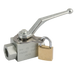 3/8" Bsp Parallel Female Ball Valve 2 Way Lockable