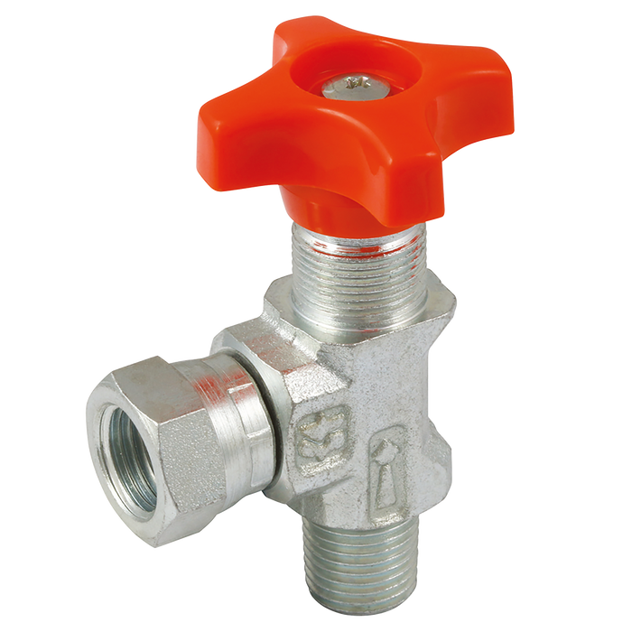 1/4" Bspt M/F 90Deg Gauge Isolator Valve
