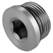 7/16" Unf Hollow Hex O-Ring Steel Plug
