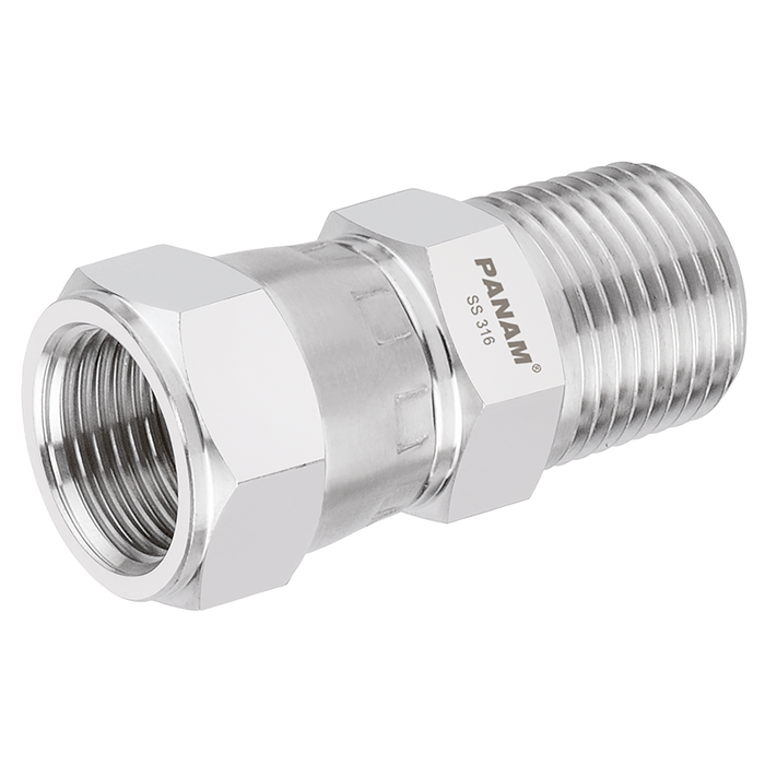 1/8" Npt X 7/16"-20 Unf Male/Female