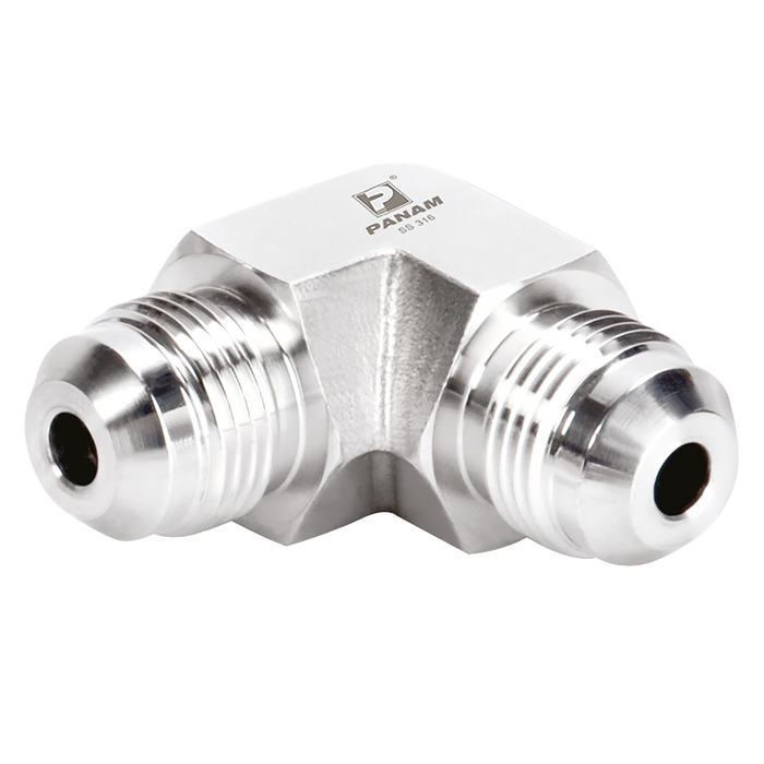 9/16"-18 Unf X 1/2" Bsp Tapered Elbow