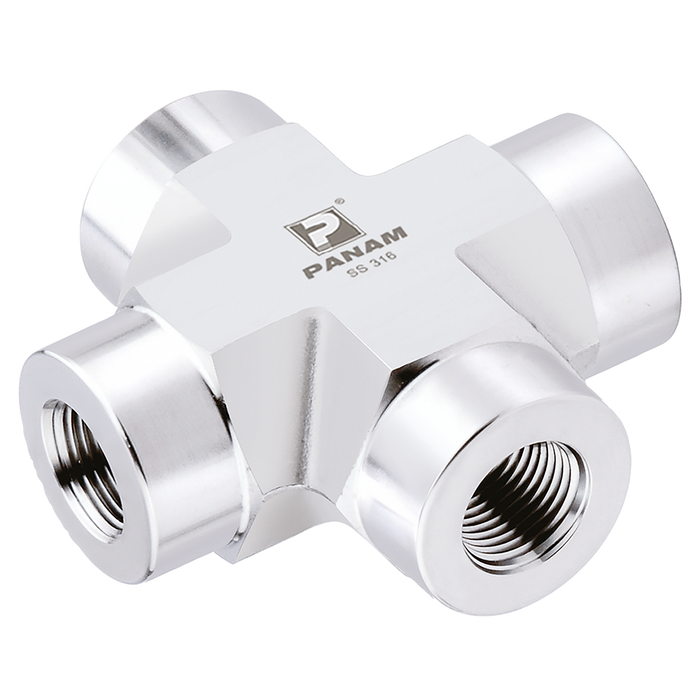 3/4 Npt M/M 10Kpsi 316 Cross