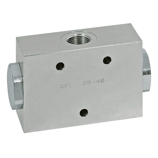 3/8" Bsp Parallel Female 2 Way Divider Flow Control Valve